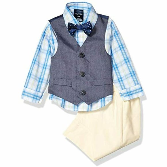 Nautica Baby Boy's 4-Piece Dress Set, 18M, NwT - Picture 1 of 12
